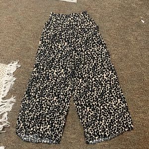 Cheetah print pants